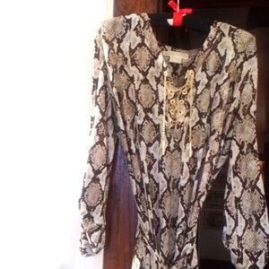 Michael Kors Snakeskin Dress